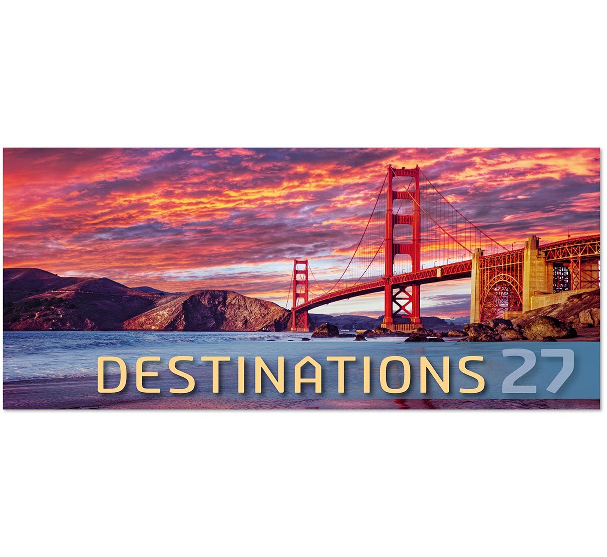 Destinations Desk Calendar