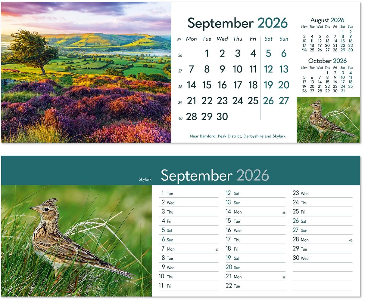 Rural Britain Desk Calendar