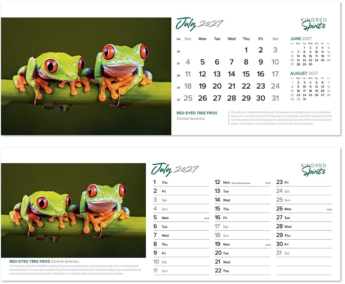 Kindred Spirits Desk Calendar