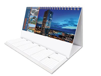 Iconic Structures Task Station Desk Calendar