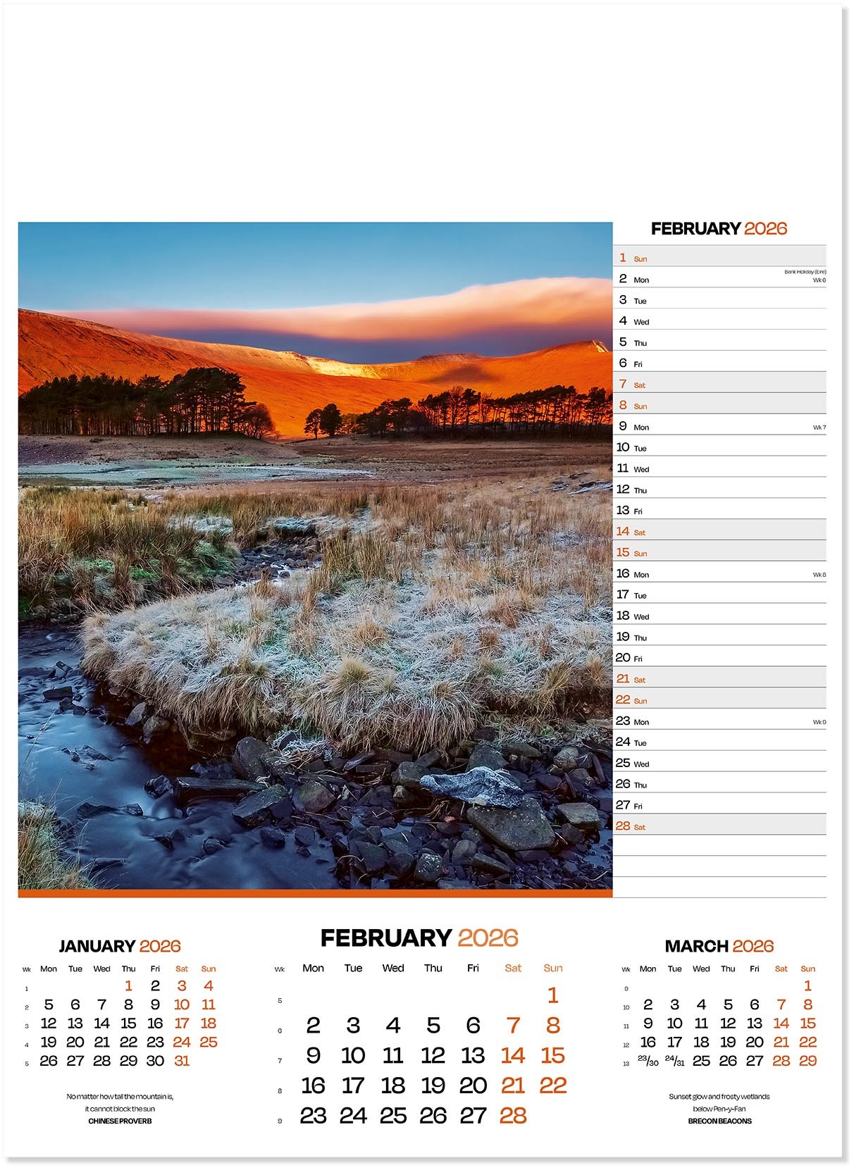 Moods of Nature Calendar