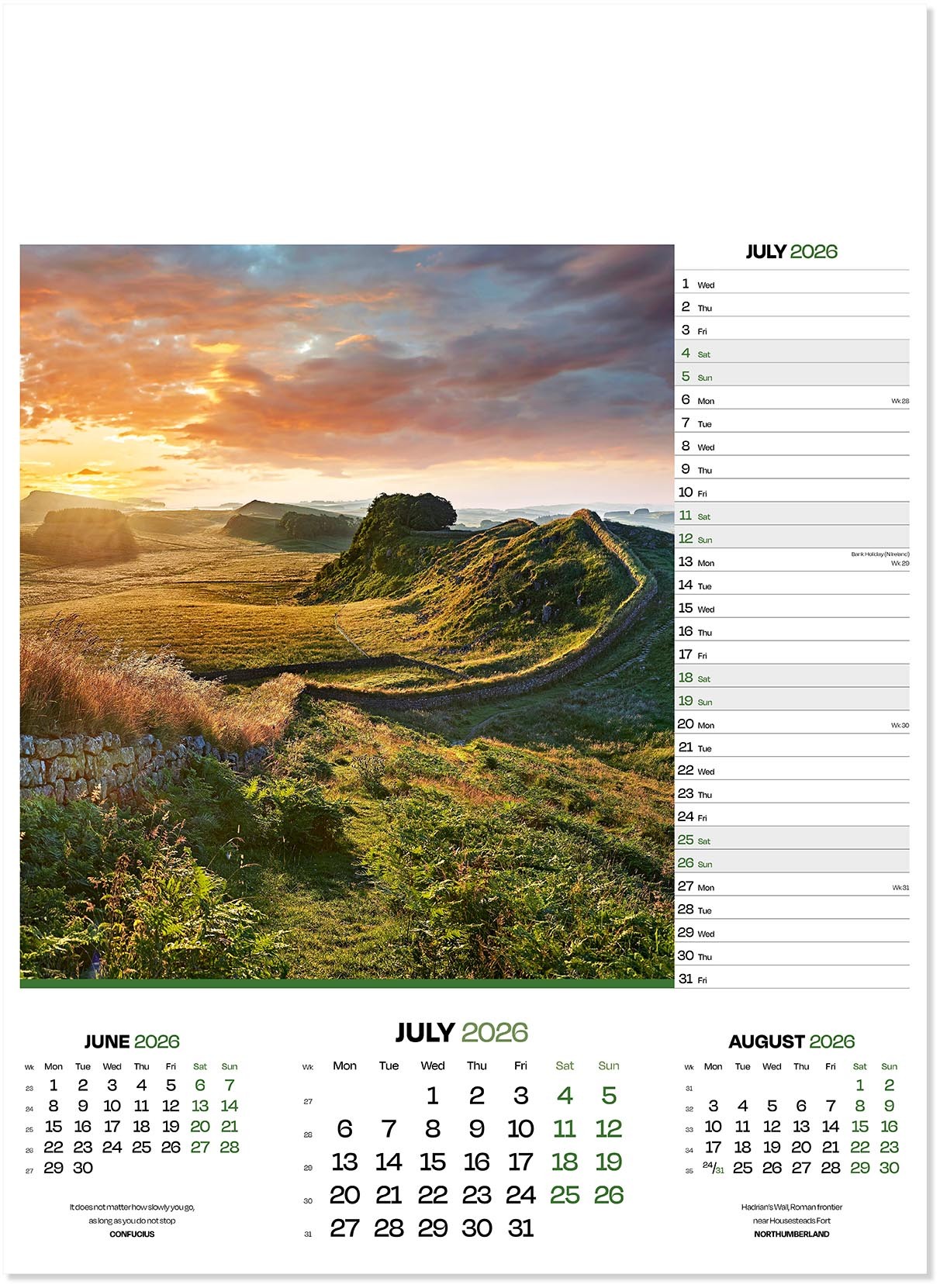 Moods of Nature Calendar