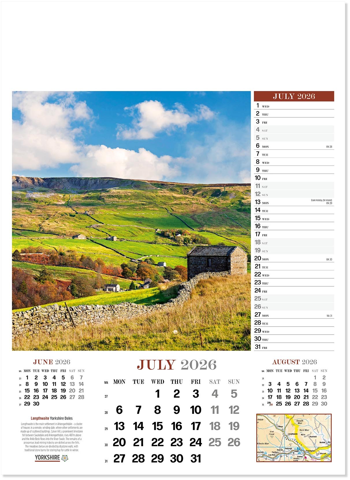 Yorkshire Calendar