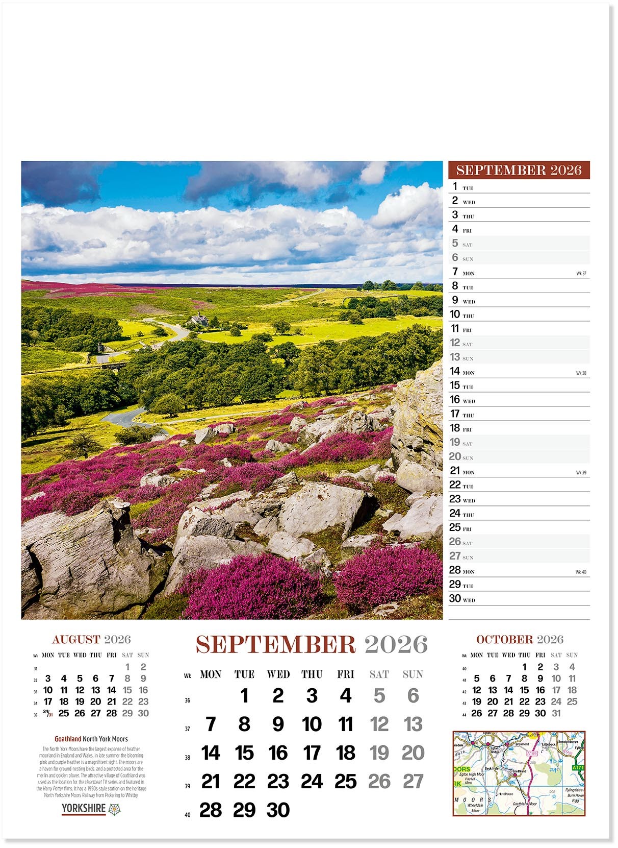 Yorkshire Calendar