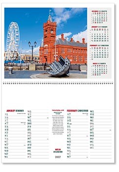 Welsh Splendour Postage Saver Calendar
