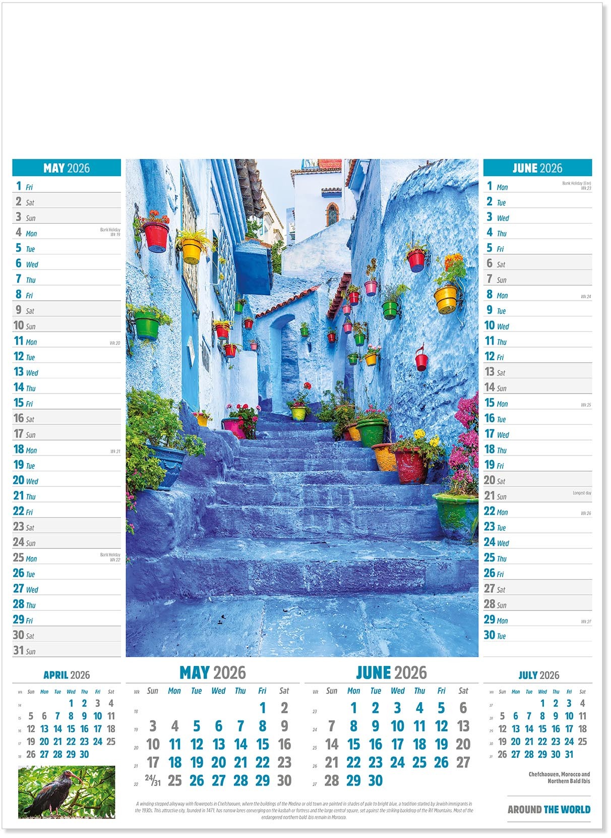 Around the World Calendar