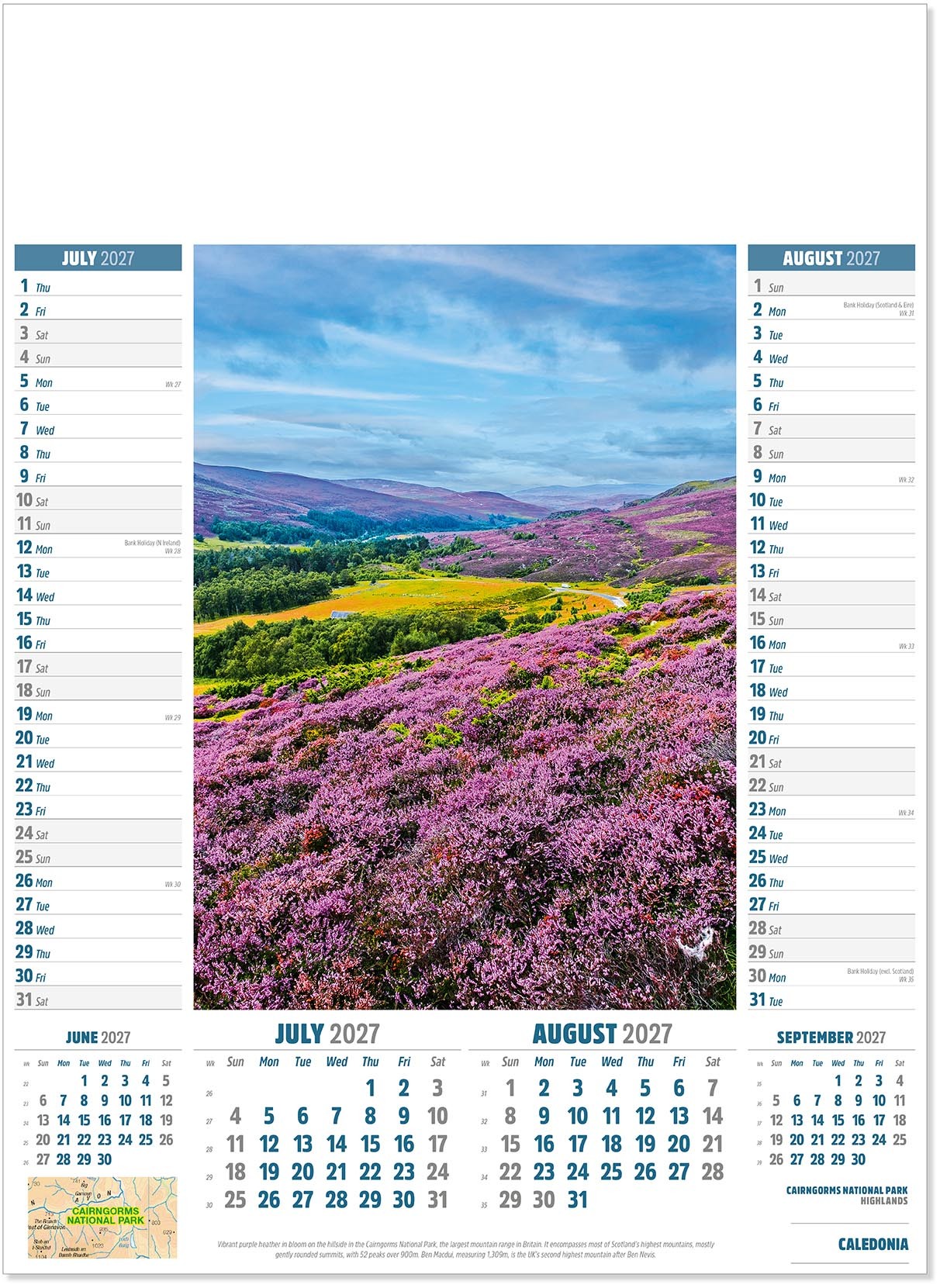 Caledonia Calendar