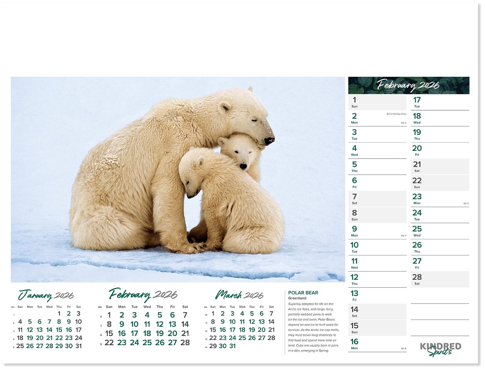 Kindred Spirits Calendar