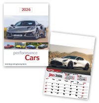 Performance Cars Wall Calendar