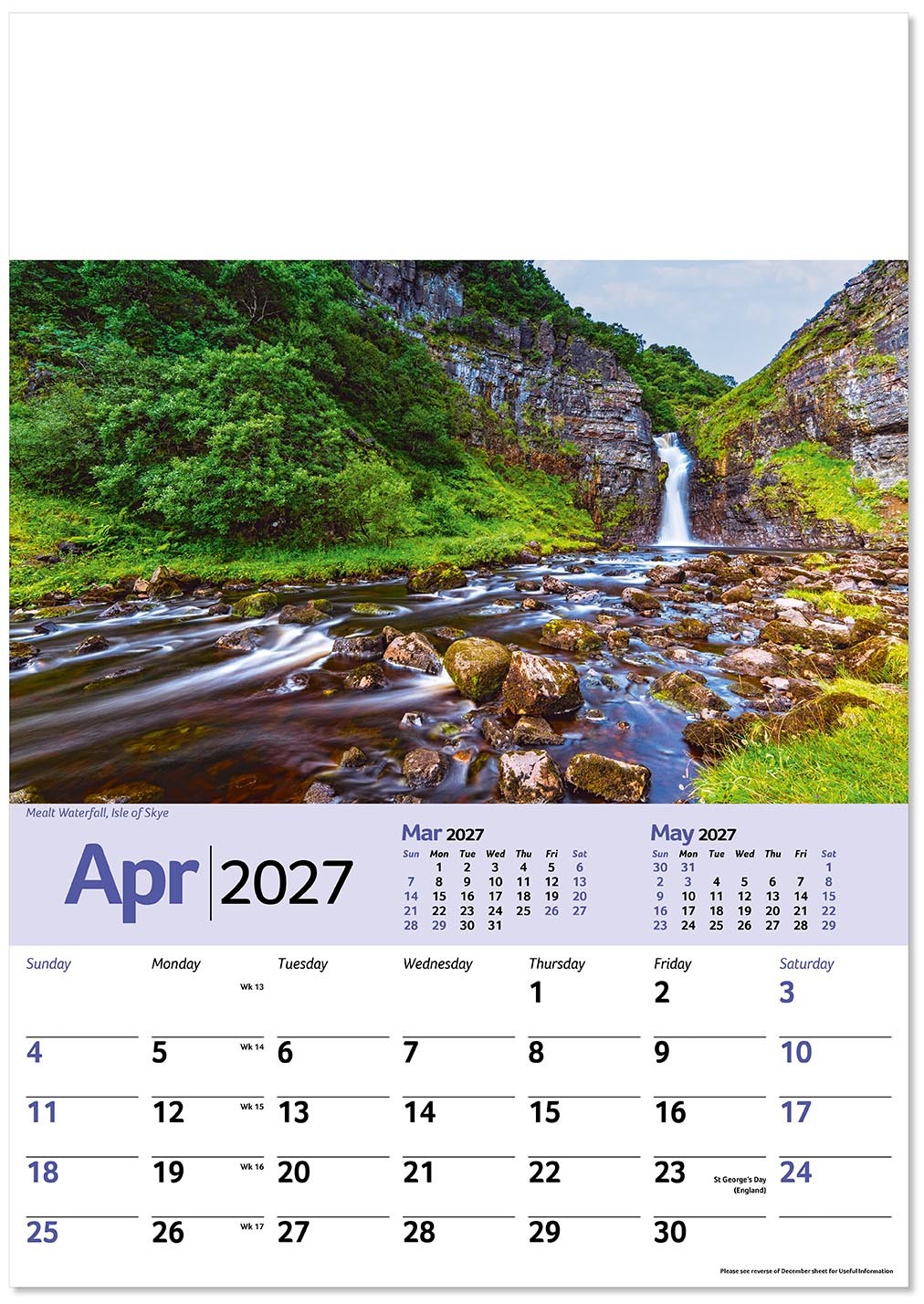 Pride of Scotland Calendar